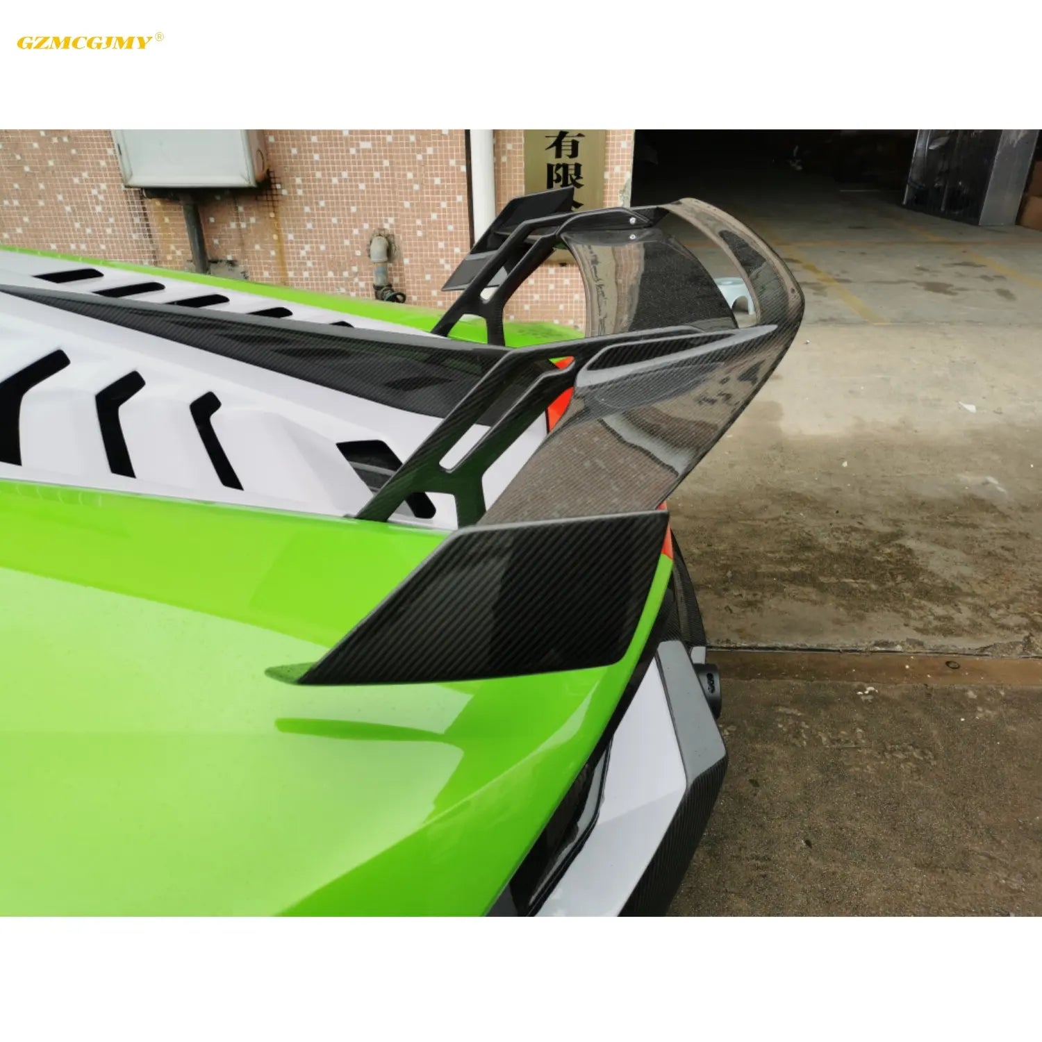 STO style Carbon Fiber Rear Spoiler Wing - Lamborghini Huracan EVO