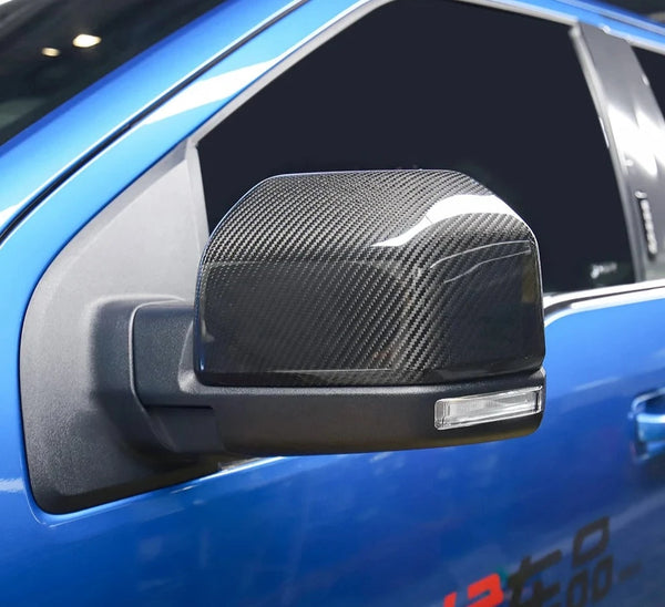 Carbon Fiber Mirror Caps - Ford F150 Raptor 2015-2020
