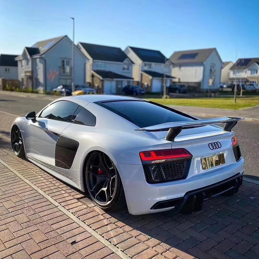 V Style Carbon Fiber Wing - Audi R8 V10 (Gen 2)