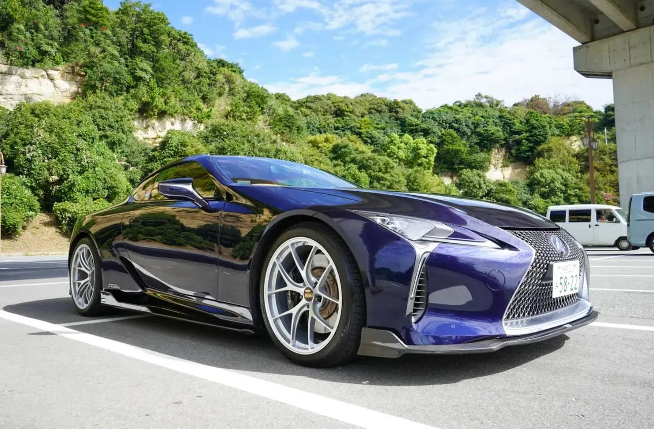 Carbon Fiber T Style Front Lip - Lexus LC500 LC500H