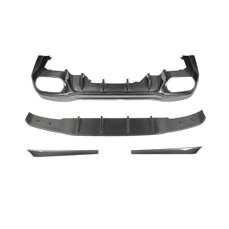 Paktechz Prepreg Dry Carbon Fiber Rear Diffuser -  Mercedes Benz W118 C118 CLA Class AMG CLA35 CLA45S