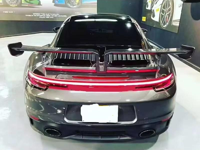 TA Style Carbon Fiber Rear Wing - Porsche 911 992 Carrera