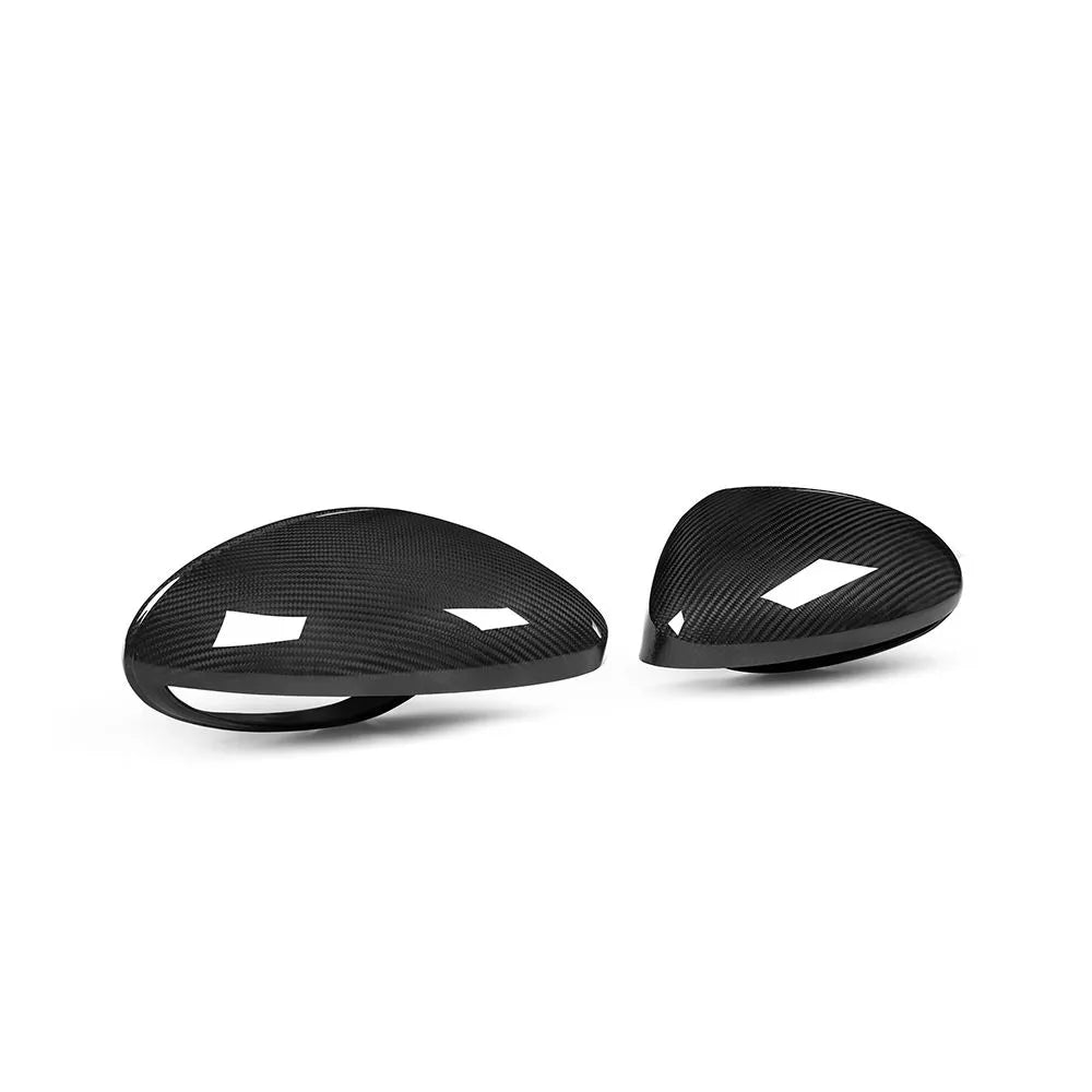 Dry Carbon Fiber Mirror Caps For Porsche 718 Cayman Boxster 2016-2021