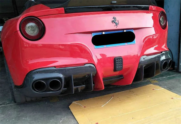 DMC Style Carbon Fiber Rear Diffuser - Ferrari F12