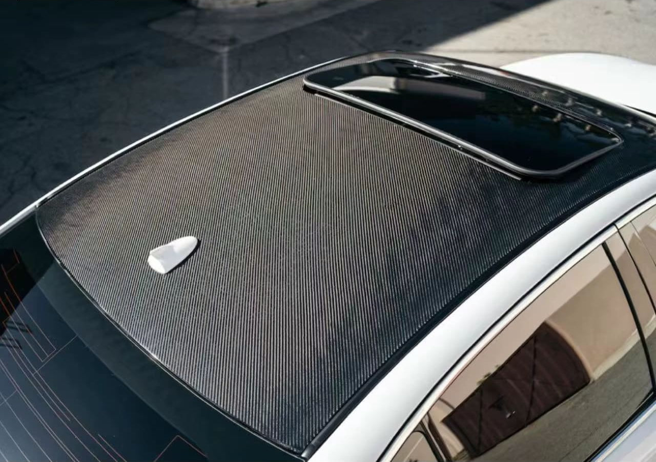 Carbon Fiber Roof Overlay - Infiniti Q50 2014+ & Q60 2017+