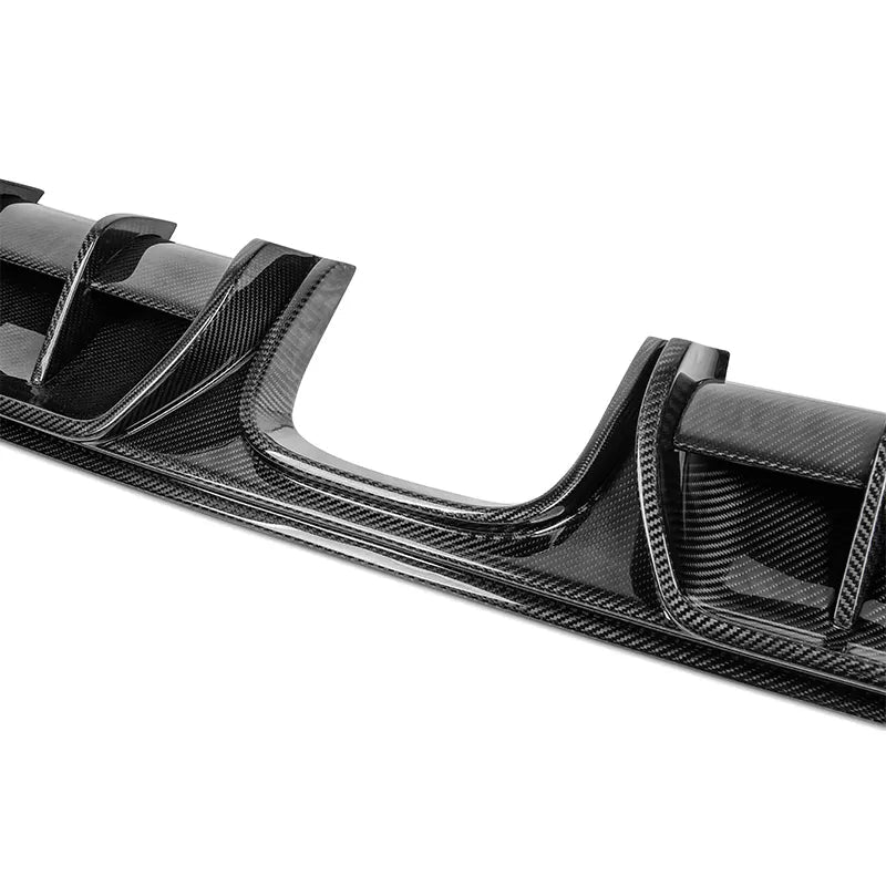 Prepreg Carbon Fiber Rear Diffuser - Porsche 718 Cayman Boxster 982