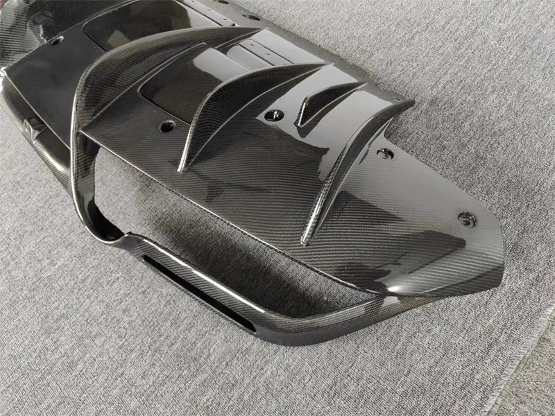 N Style Carbon Fiber Rear Diffuser - Ferrari F8 Tributo