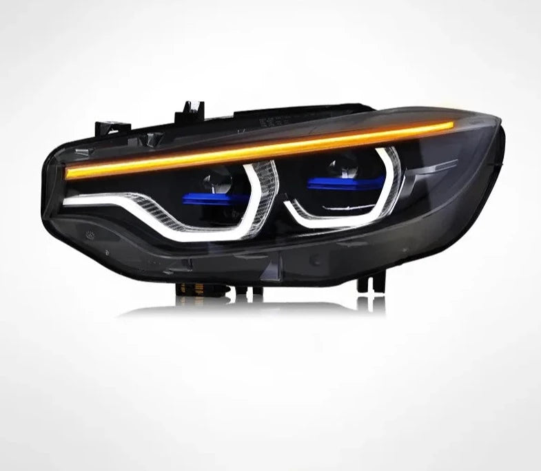 Ikon Style LCI Style Headlights - BMW F80/F82 / F83 M4, & F32 / F33 / F36 4 Series