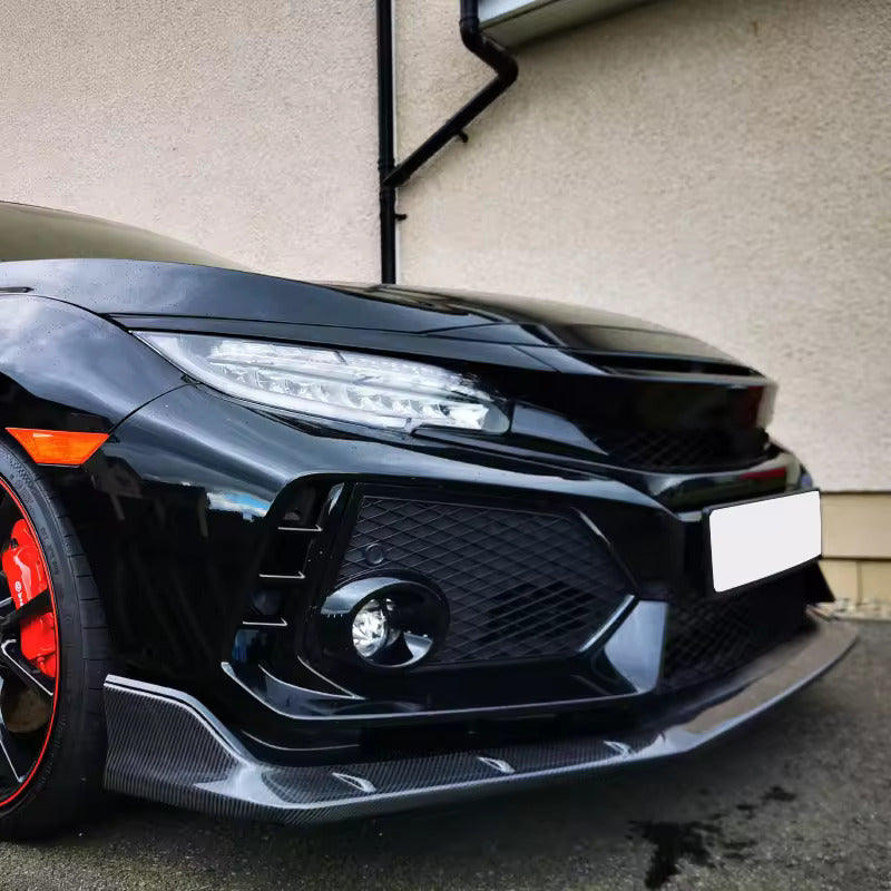 OEM Style Carbon Fiber Front Lip - Type R FK8