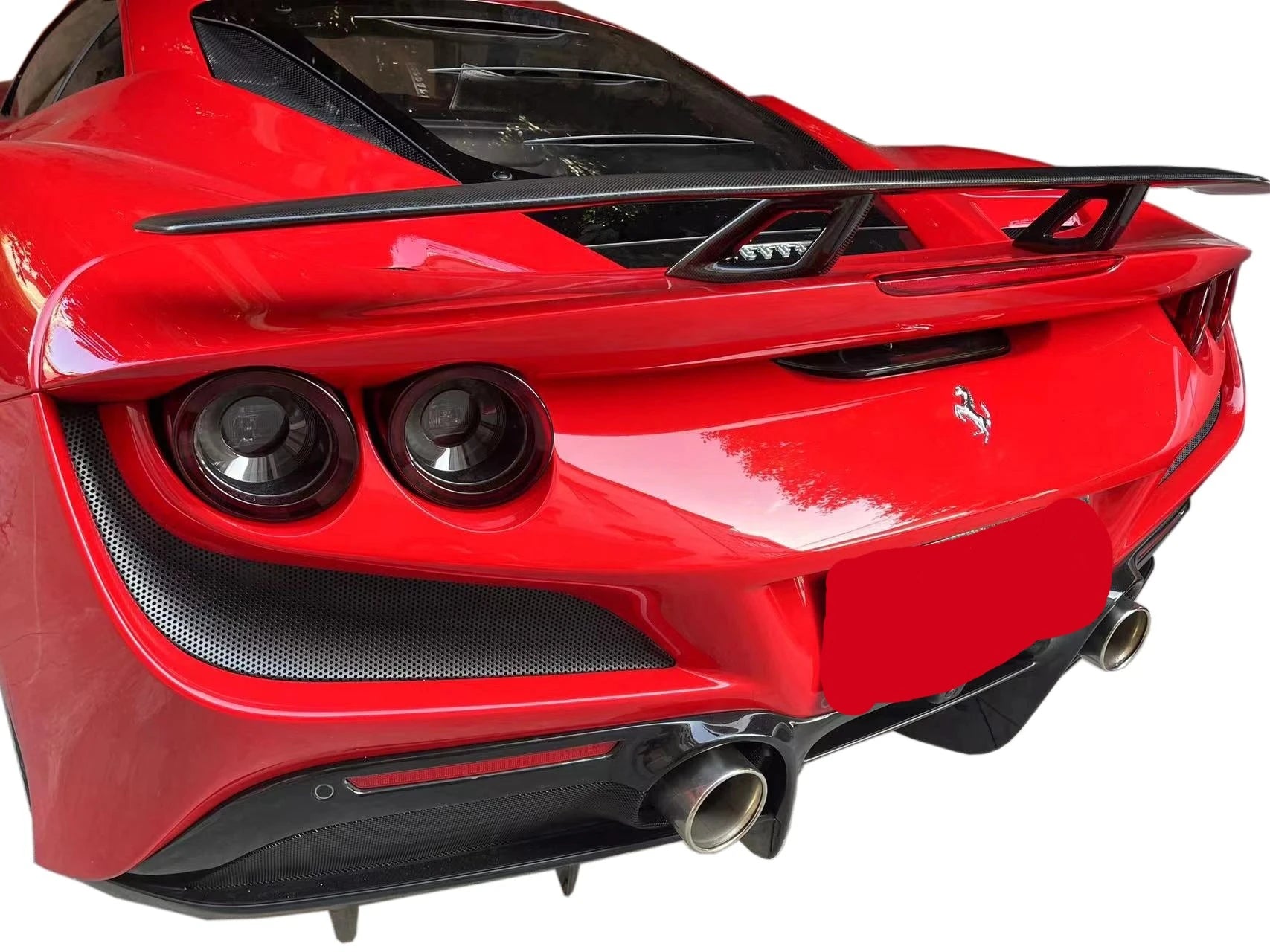 Carbon Fiber Rear Wing - Ferrari F8 Tributo