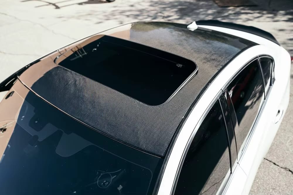 Carbon Fiber Roof Overlay - Infiniti Q50 2014+ & Q60 2017+