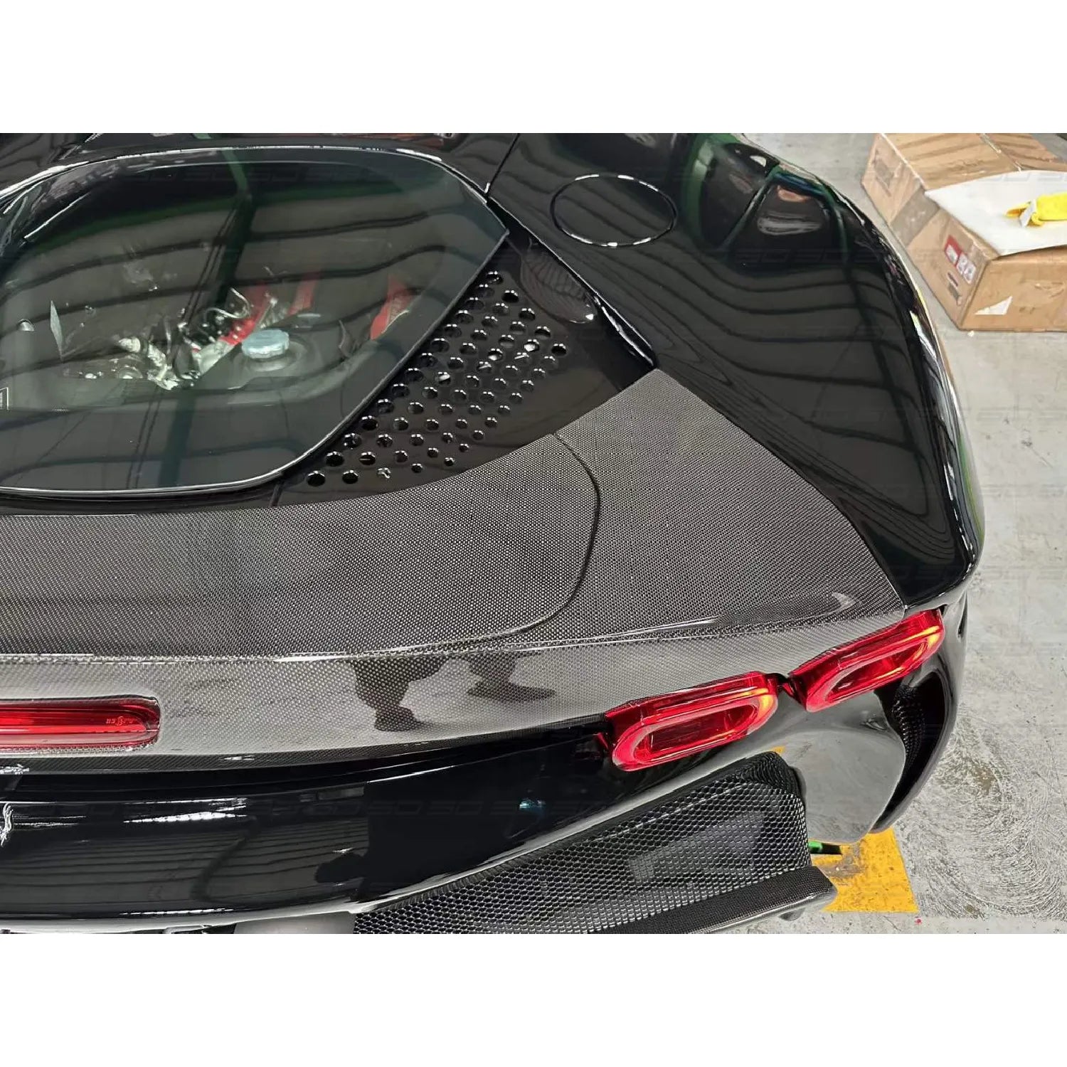 Carbon Fiber Rear Spoiler - Ferrari SF90