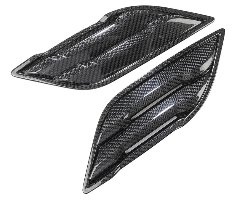 Carbon Fiber Side Fender Air Vent Cover Trim - Ford F150 Raptor