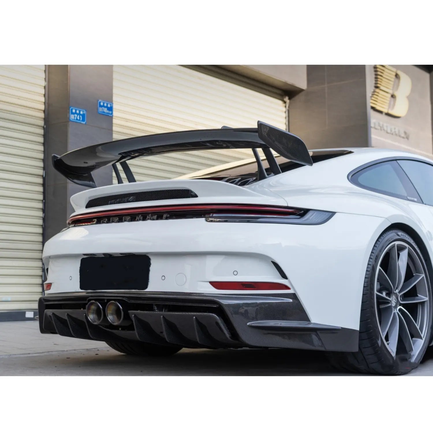 Dry Carbon Rear Diffuser -  Porsche 992 GT3 Carrera S