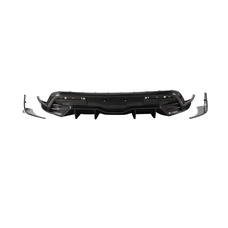 Dry Carbon Fiber Rear Diffuser - Porsche Taycan 4S / Cross Turismo