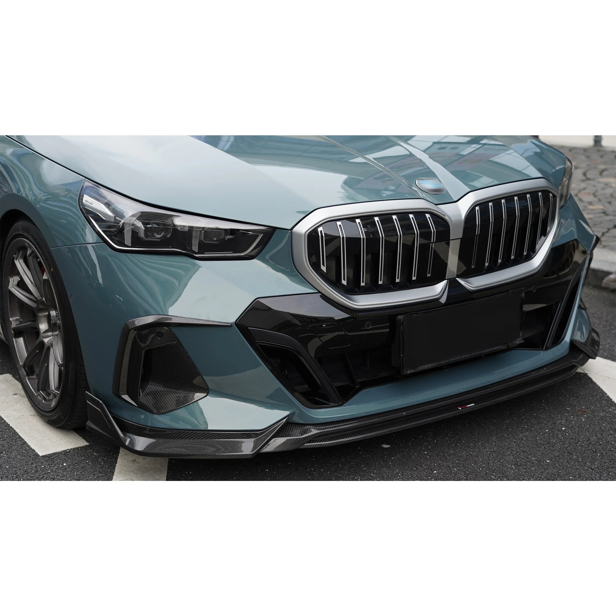 Dry Carbon Fiber TK Style Front Lip -  BMW 5 Series G60 2024+