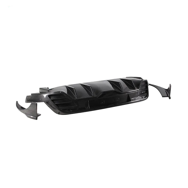 Dry Carbon Fiber Rear Diffuser - Porsche Taycan 4S / Cross Turismo