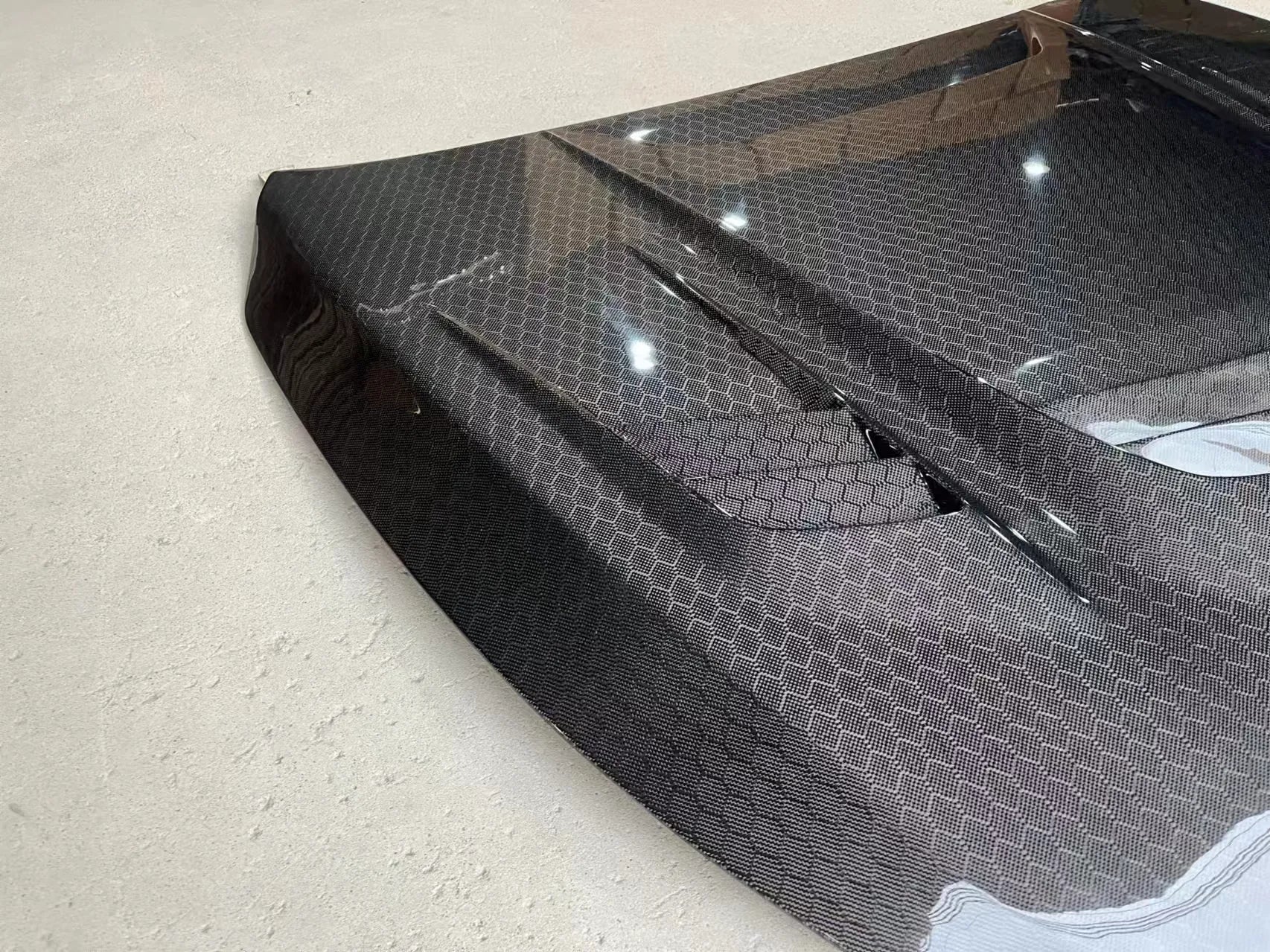 Carbon Fiber Front Engine Vented Hood - Infiniti Q60 Q60S CV37