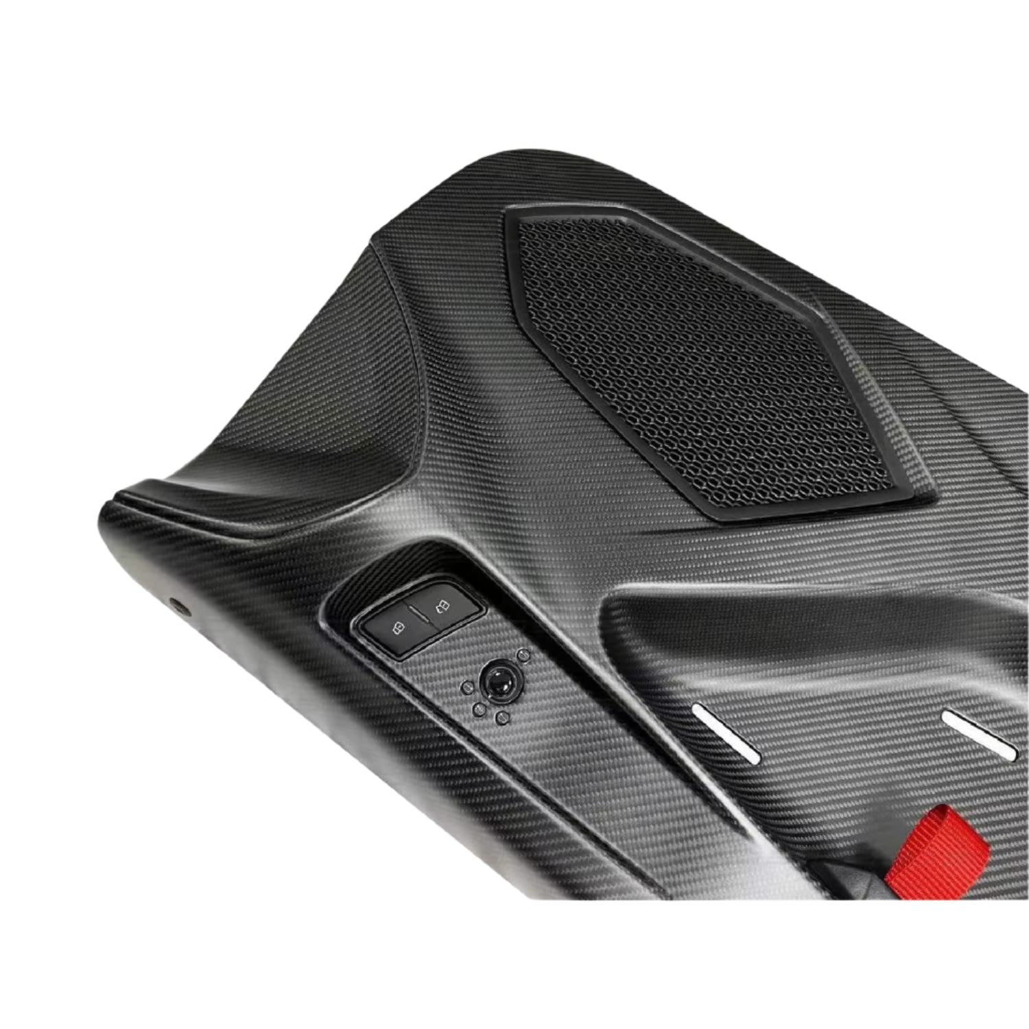 Dry Carbon Fiber Door Panel Cover - Huracan LP580 610 EVO