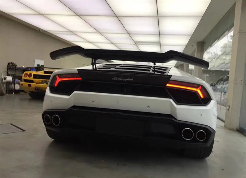 1016 Style Carbon Fiber Rear Spoiler Wing - Lambo Huracan LP580 LP610 Rear Wing 2014-2018