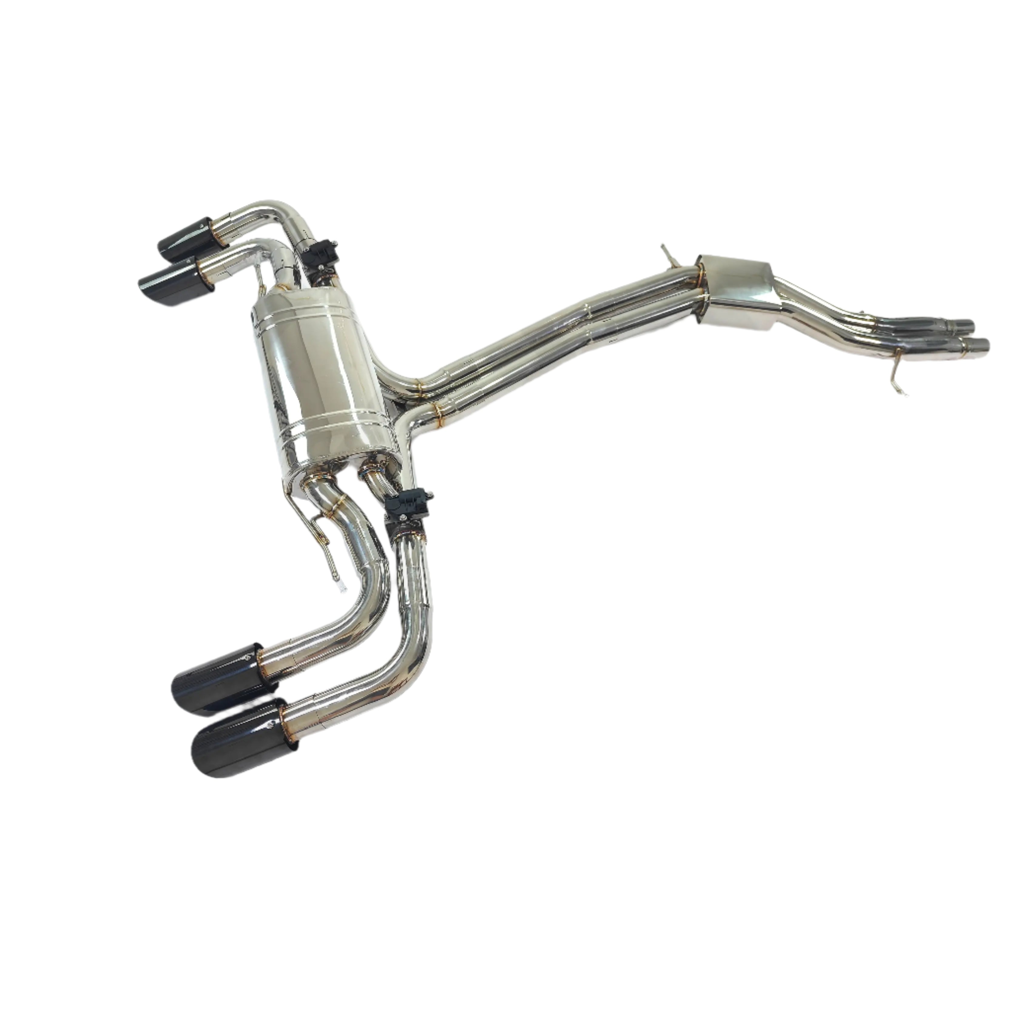 Valved Cat Back Muffler Exhaust System - Porsche Cayenne Turbo 4.0T