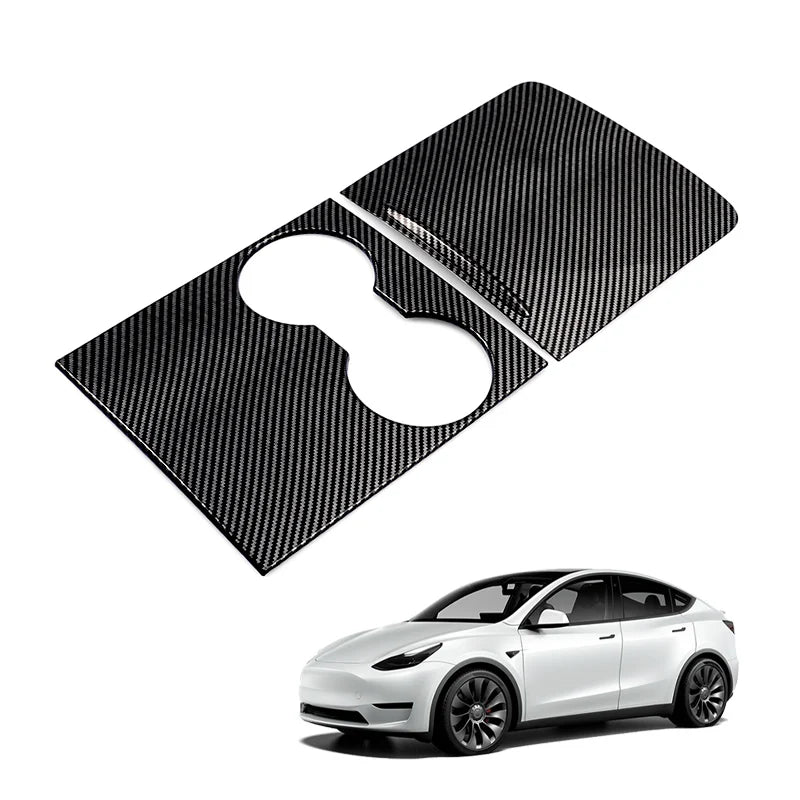 Carbon Fiber Interior Center Console Cover for Tesla Model 3 & Y