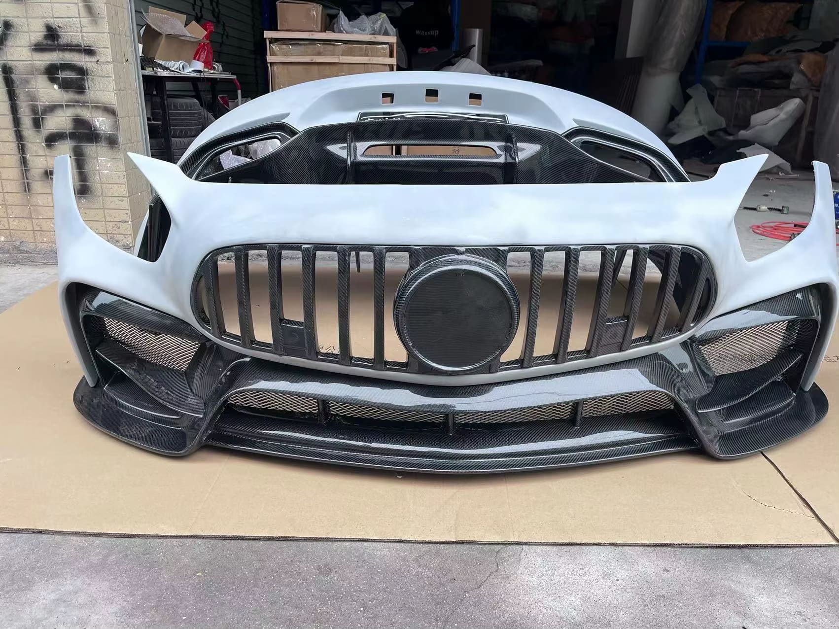 IMP Performance Style  Carbon Fiber Front Bumper- 2017-2021 Mercedes Benz AMG GT GTS GTC