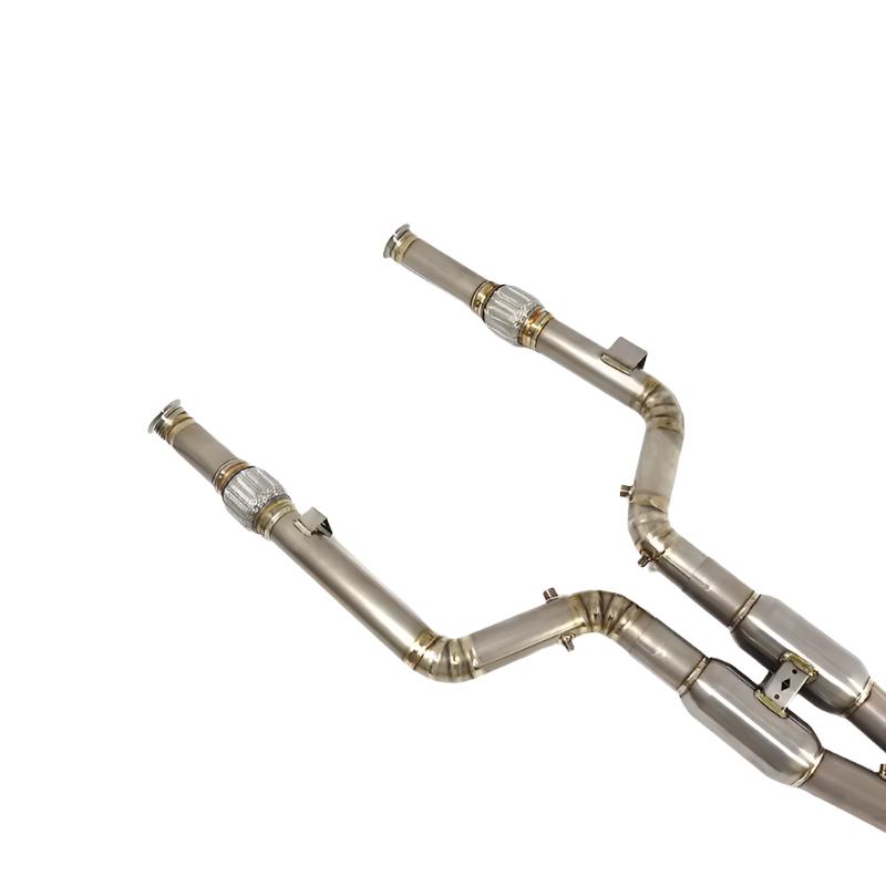 Valved Titanium Alloy Performance Catback Exhaust System - Mercedes Benz AMG C43 W205