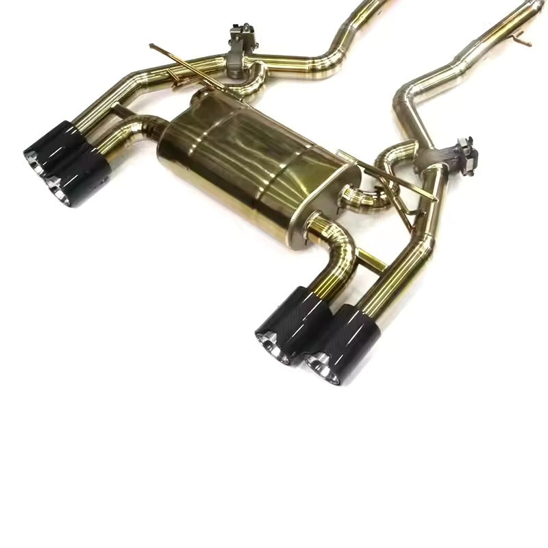 S55 Titanium Valved Catback Exhaust System - BMW S55 M2C