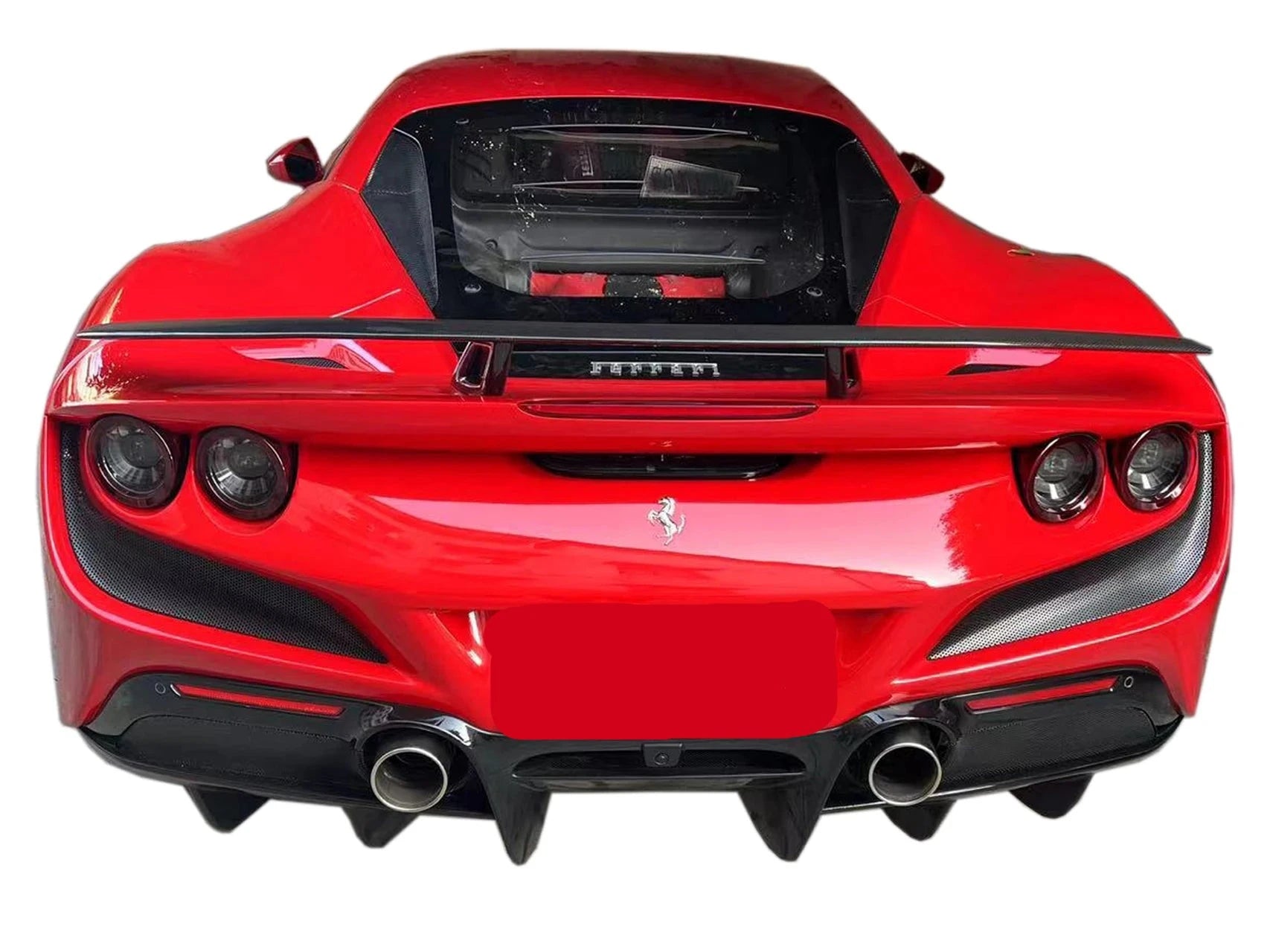 Carbon Fiber Rear Wing - Ferrari F8 Tributo