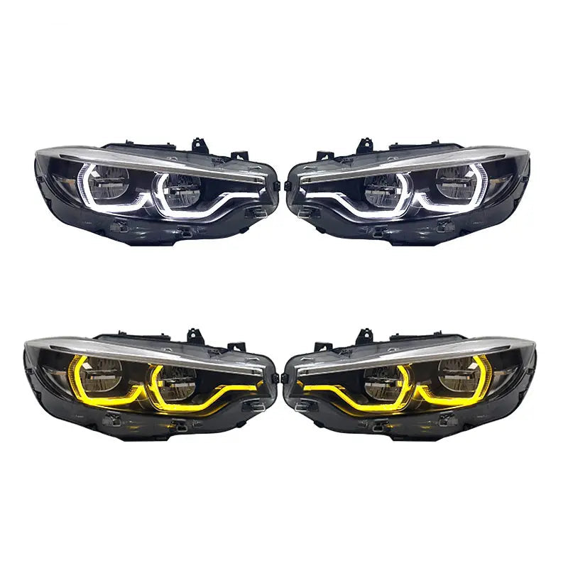 F8X Yellow/White Switchable IKON V2 Headlights - F80 M3 F82 F83 M4