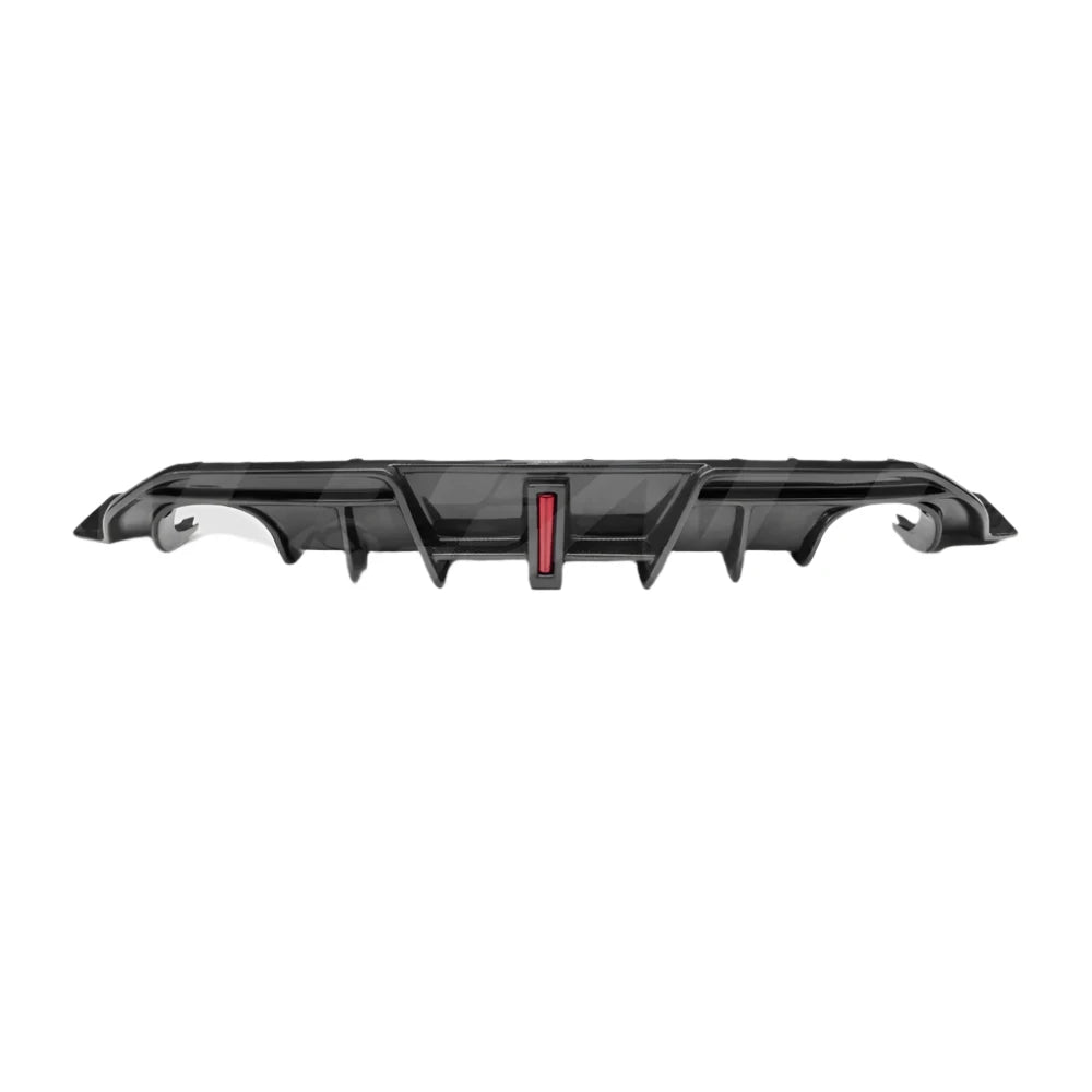 Carbon Fiber Rear Diffuser w/ Brake Light - Audi S Line S3/ A3/ RS3 8Y