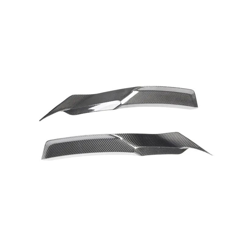 Paktechz Dry Carbon Fiber Rear Bumper Canards -  Lamborghini Huracan EVO