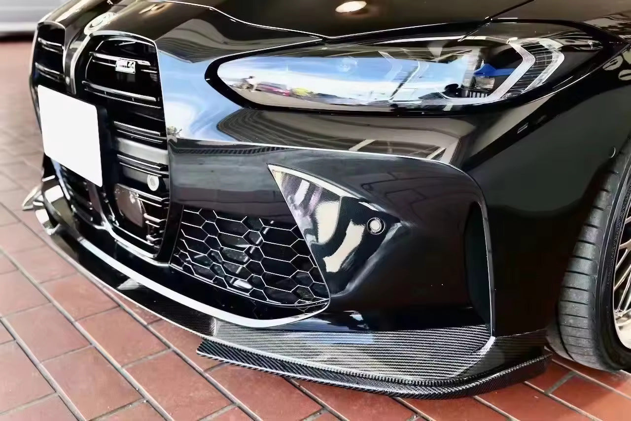 3D Style Carbon Fiber Front Lip - BMW G80 M3 & G82 / G83 M4