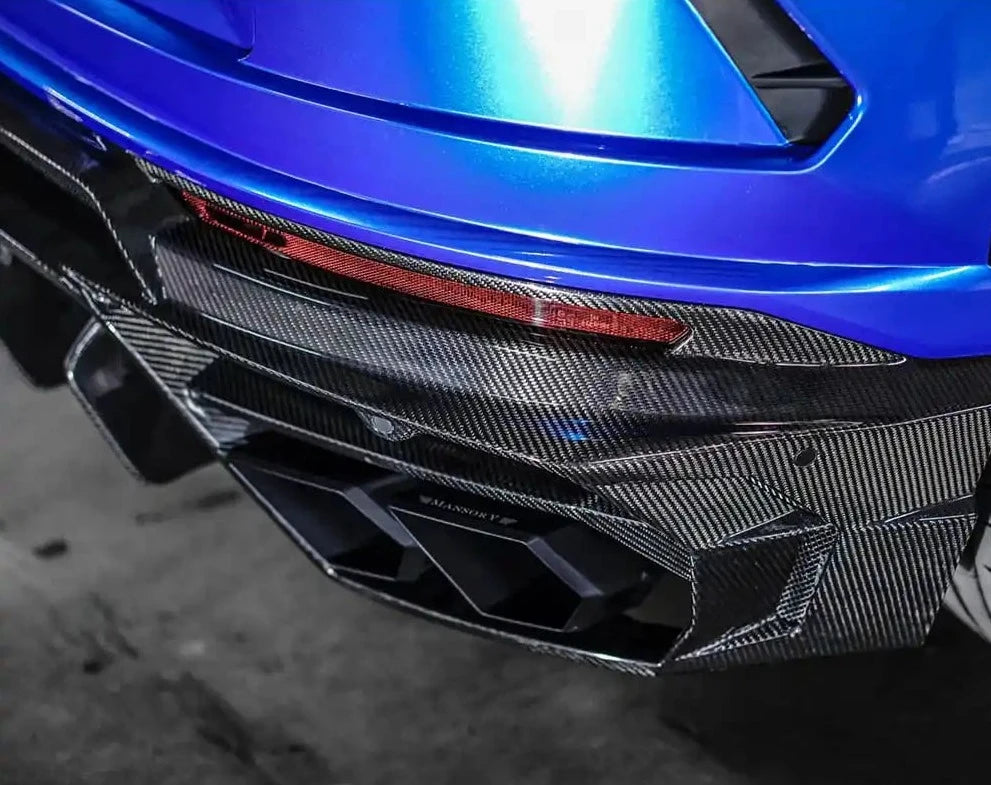 MSY Style Dry Carbon Fiber Rear Diffuser - Lamborghini URUS