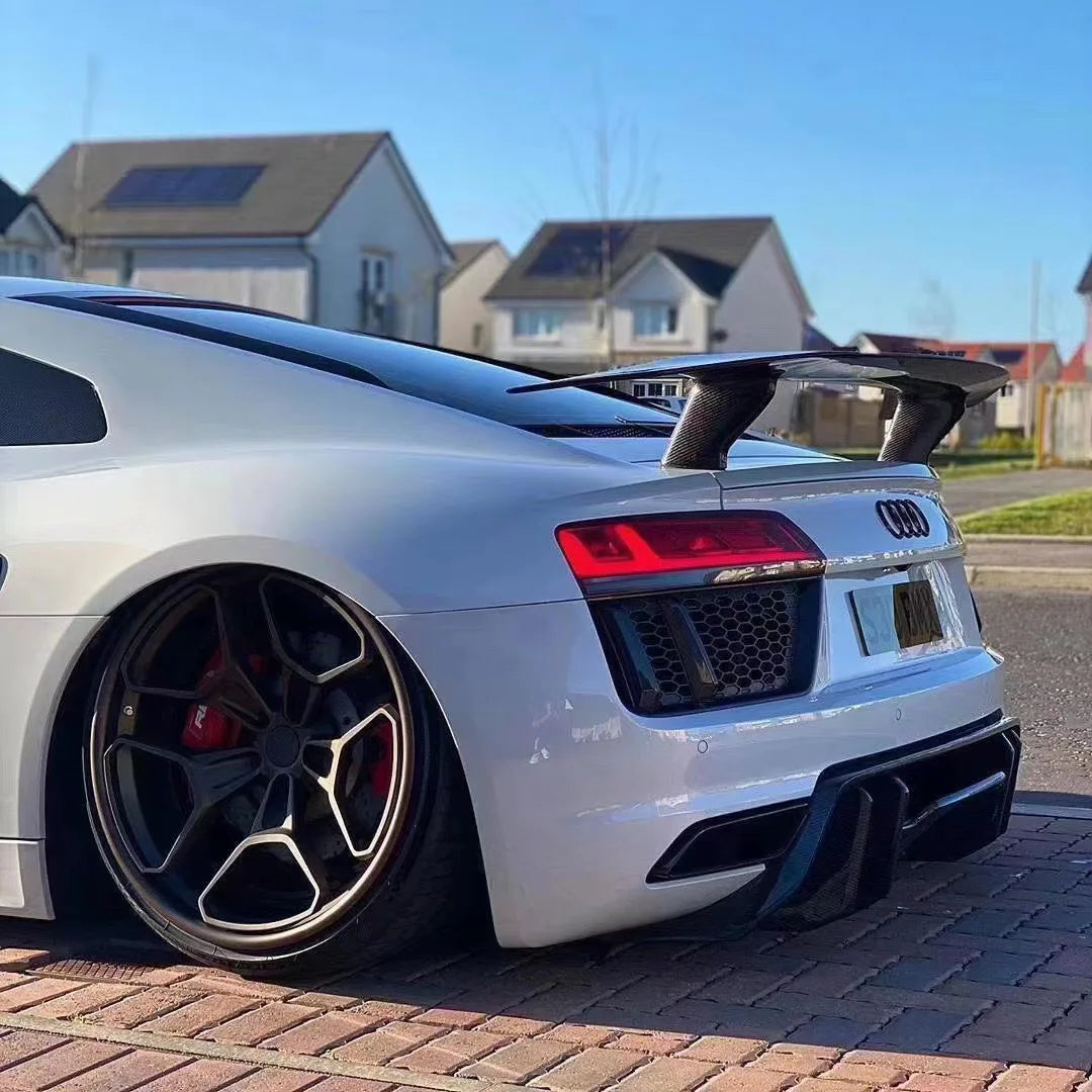 V Style Carbon Fiber Wing - Audi R8 V10 (Gen 2)