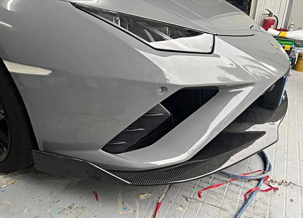 Lamborghini Huracan Evo Full Dry Carbon Fiber Front Lip