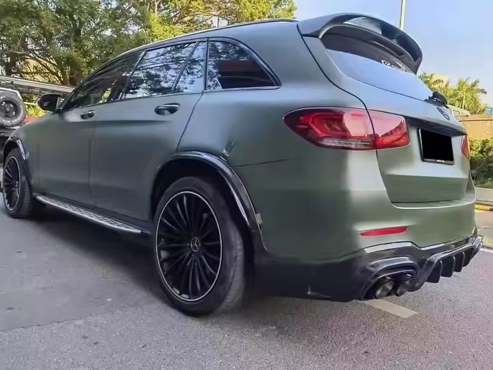 Carbon Fiber B Style Aerodynamic Body Kit - Mercedes-Benz GLC63 SUV 2018-2022