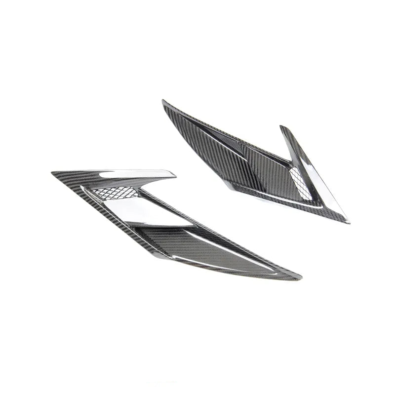 Paktechz Prepreg Carbon Fiber Front Fender Vent Trims -  Ferrari F8