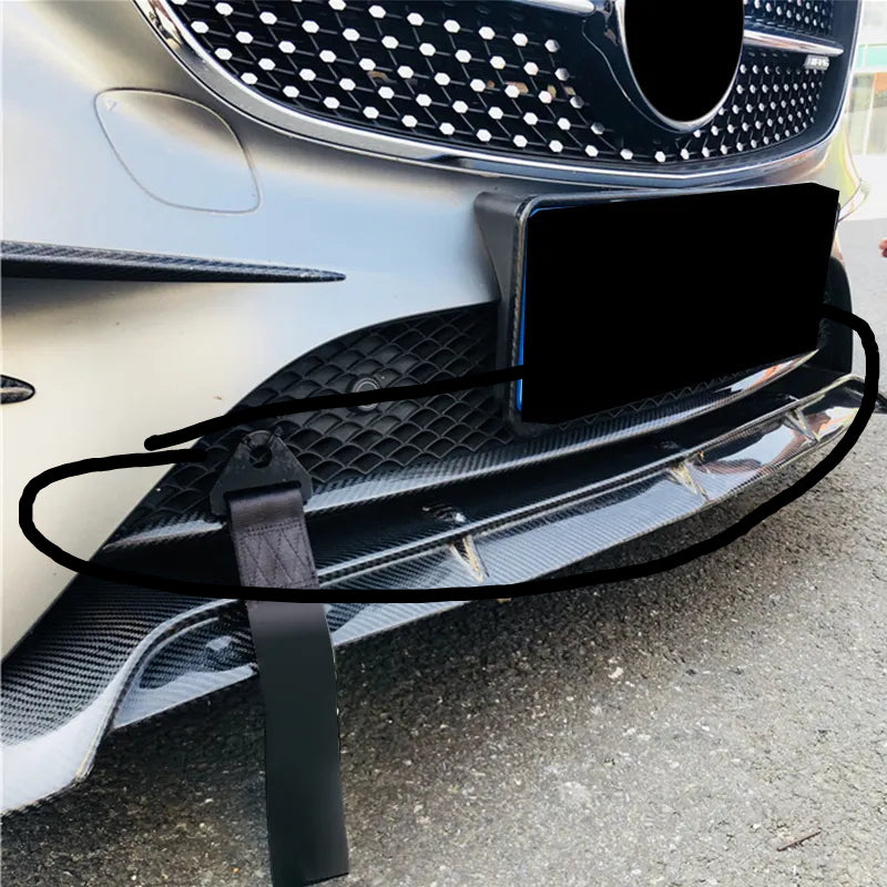 V-Style Carbon Fiber Front Lip - Mercedes Benz W213 E-Class