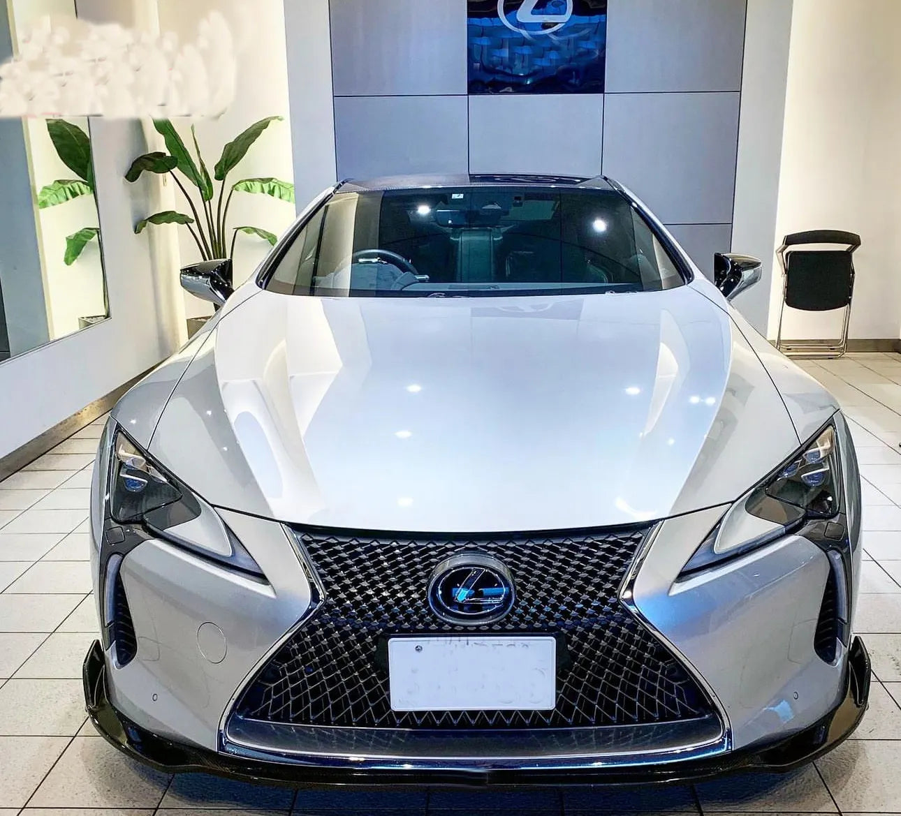 Carbon Fiber T Style Front Lip - Lexus LC500 LC500H