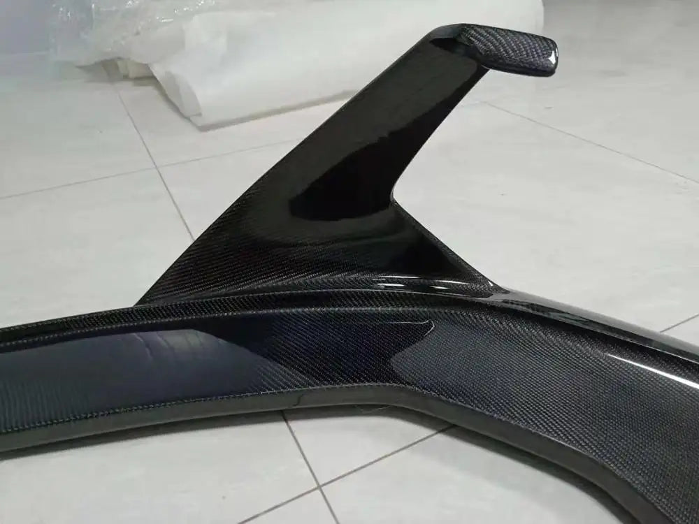 V Style Carbon Fiber Front Lip Splitter - Lamborghini Aventador LP700