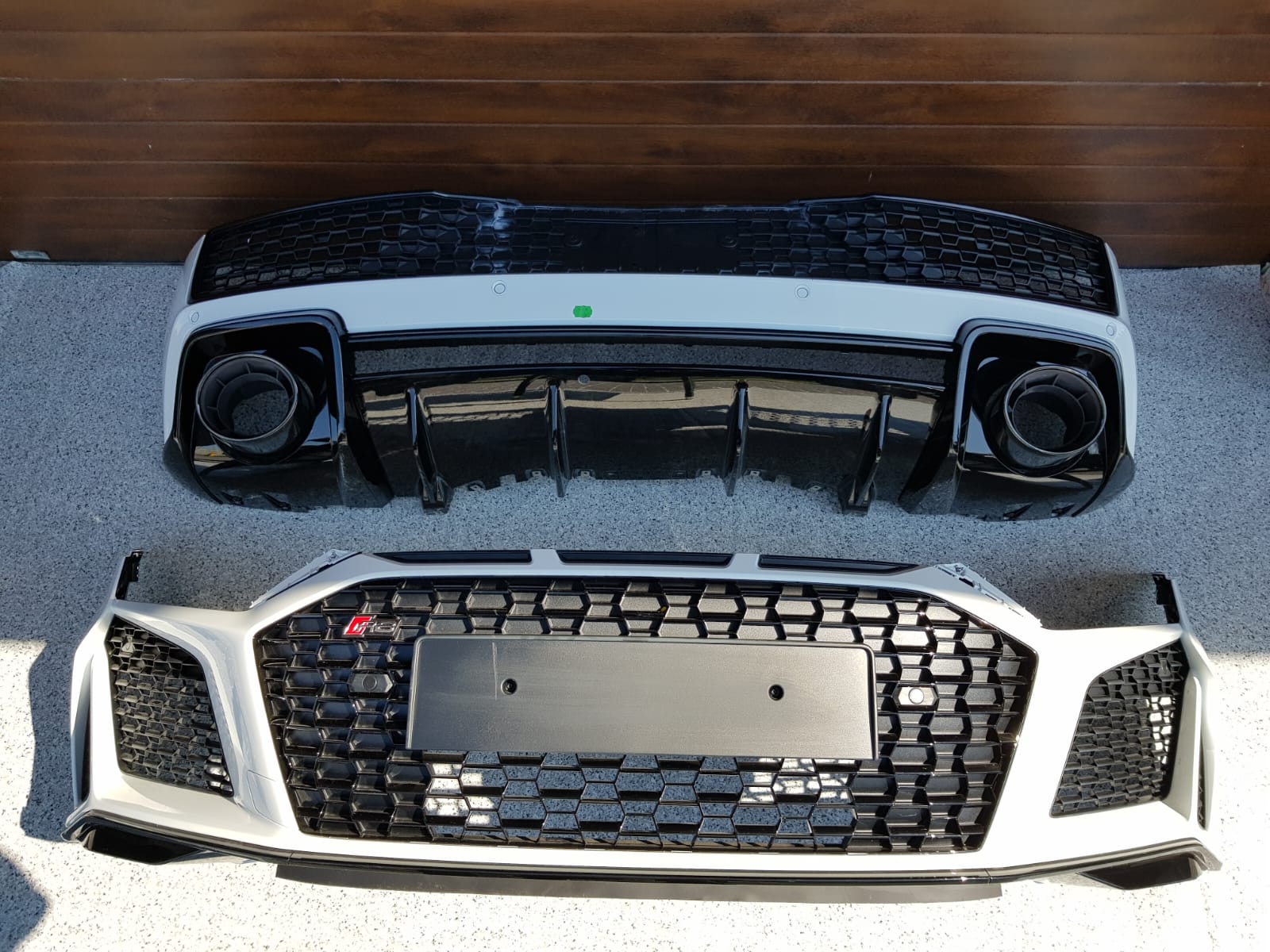 2017-2018 Face Lift Bumper Conversion Kit to 2019-2023 - Audi R8 Gen 2