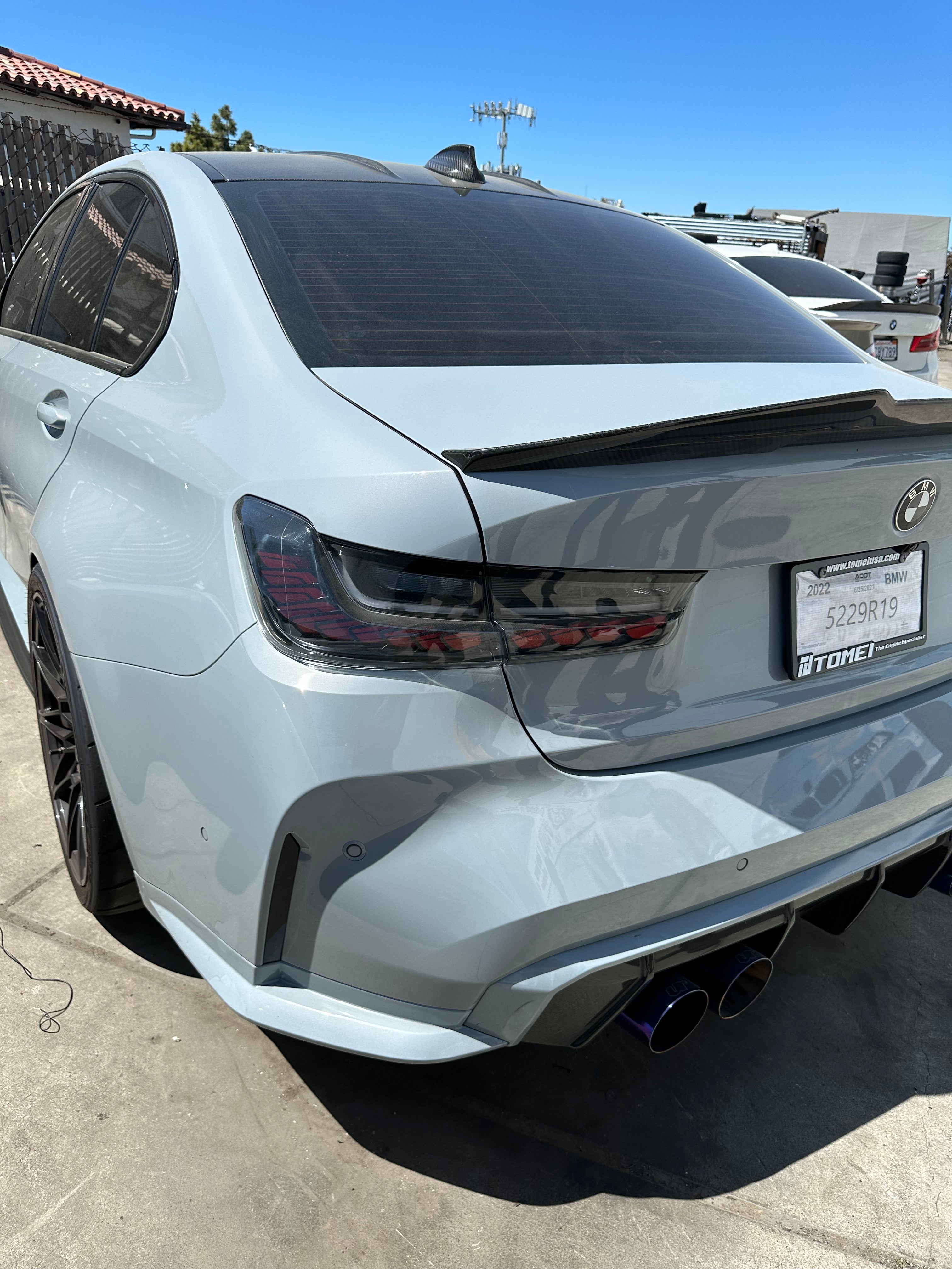 GTS Style Clear OLED Taillights - BMW G80 M3 & G20 3 Series