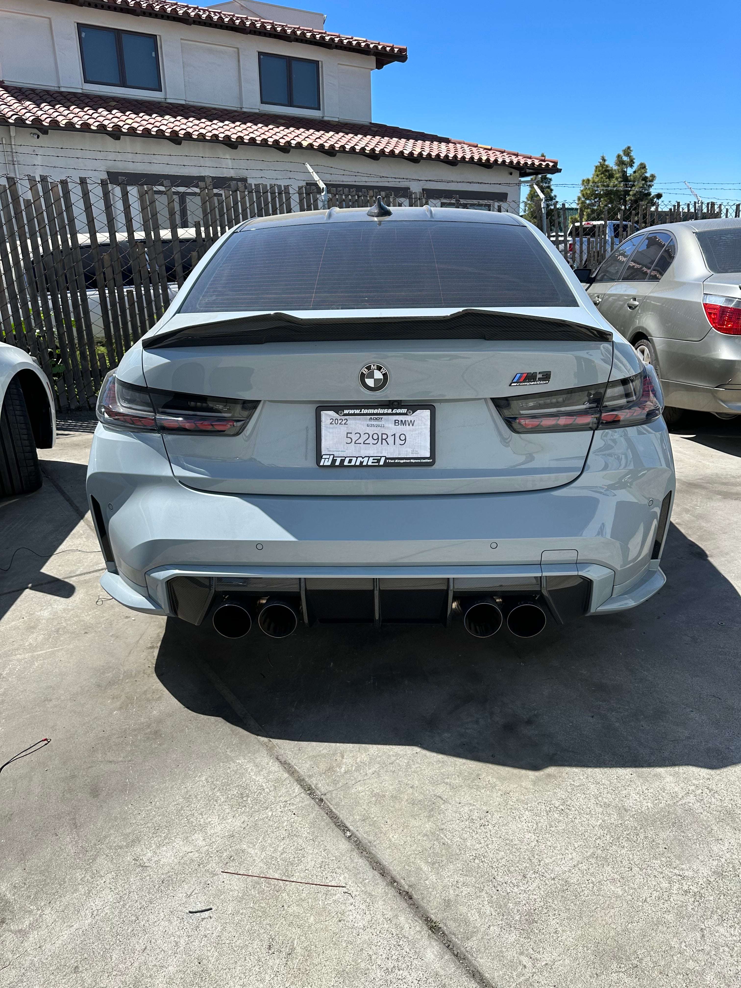 M Performance Style Carbon Fiber Rear Diffuser - BMW G80 M3 & G82 / G83 M4