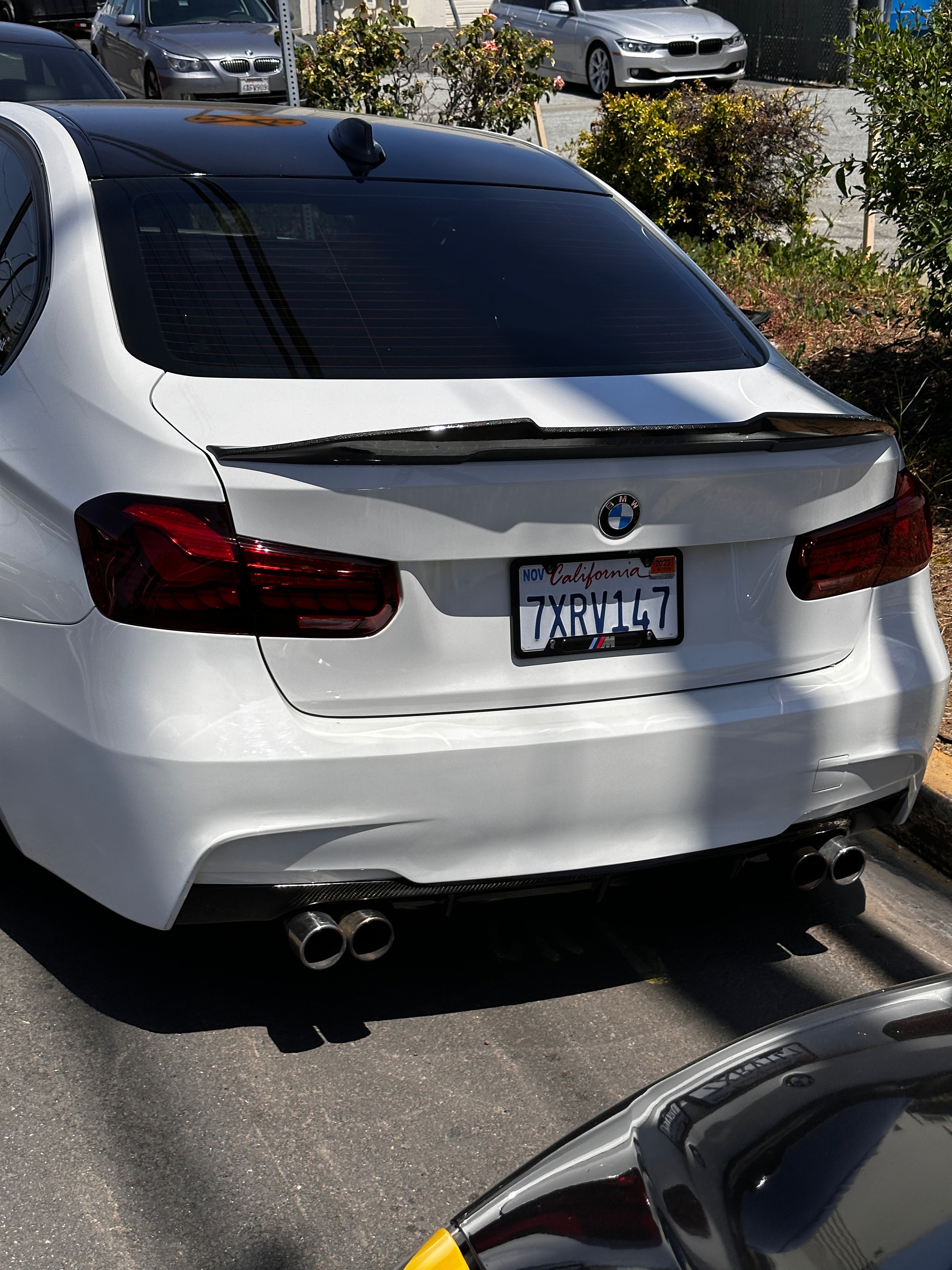 PSM Style High Kick Honeycomb Carbon Fiber Trunk Spoiler - BMW F80 M3 & F30 3 Series