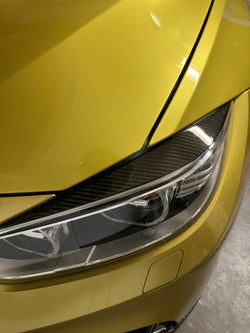 Carbon Fiber Eyelid Headlight Trim - BMW F80 M3 & F82 / F83 M4