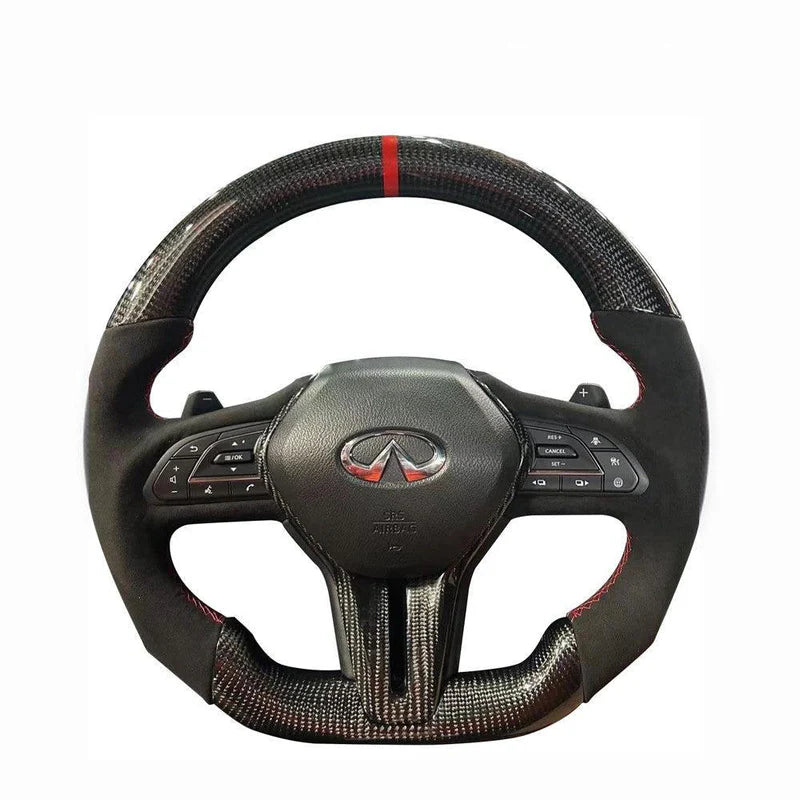 Infiniti Q60 Style - Full Custom Carbon Fiber Steering Wheel