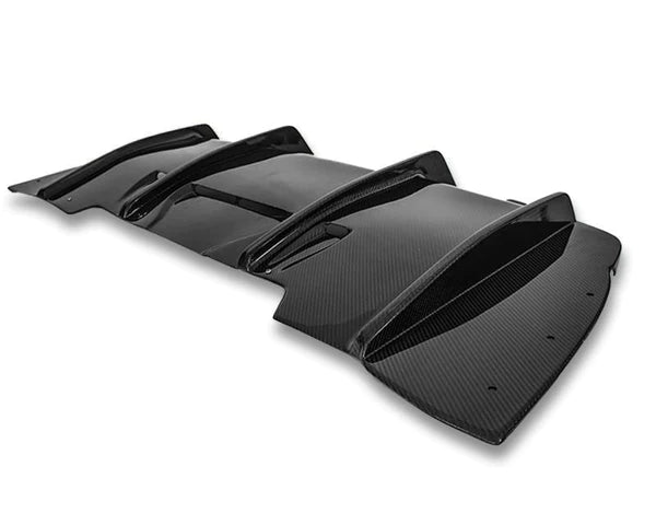 PSM Style Carbon Fiber Rear Diffuser - Mercedes Benz W205 C63 AMG C-Class