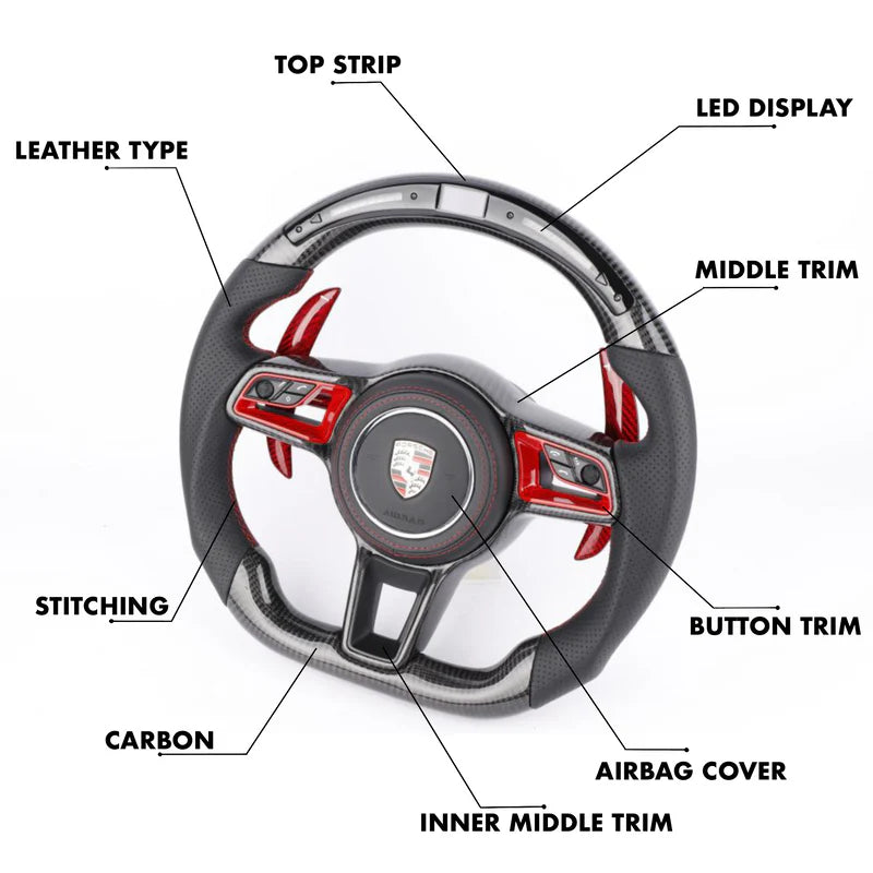 Full Custom Steering Wheel - Porsche